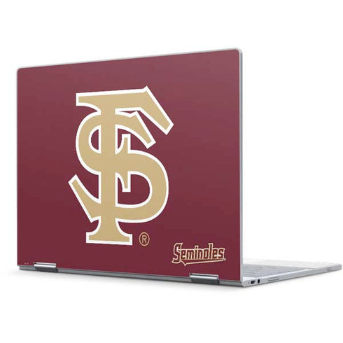 FSU Seminoles Initials Pixelbook Skin